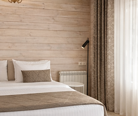 Коттедж Zen cо спальней студио, видом на горы и большой террасой  